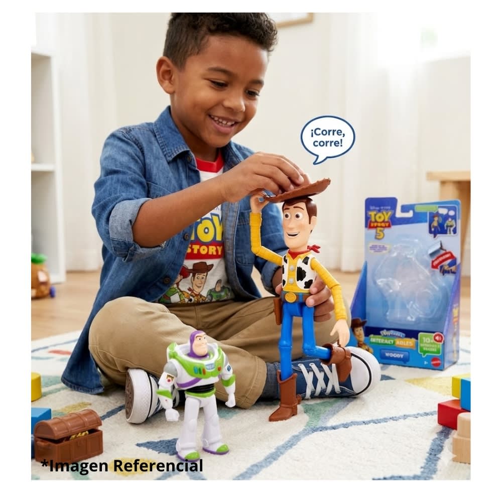 Juguete Woody Toy Story 5 Articulable Mattel Frases y Sonidos6