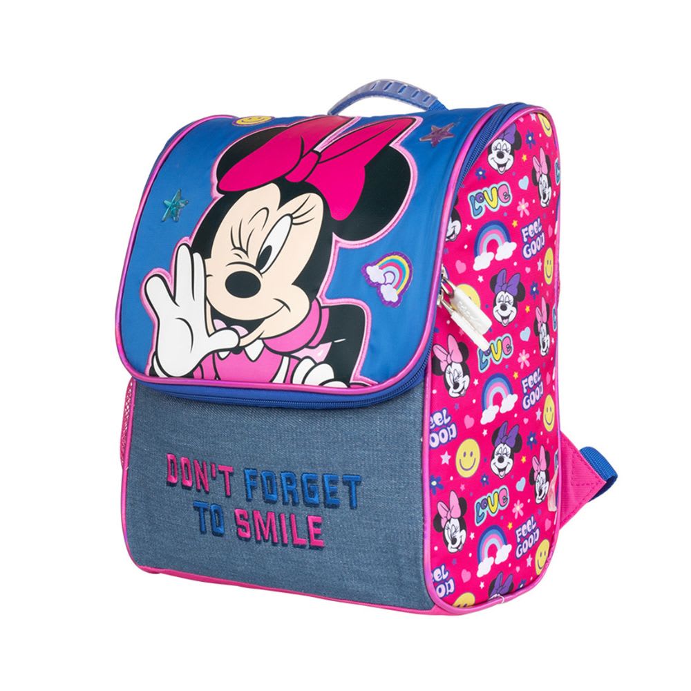 Lonchera Mochila Disney Minnie Mouse Lentejuelas3