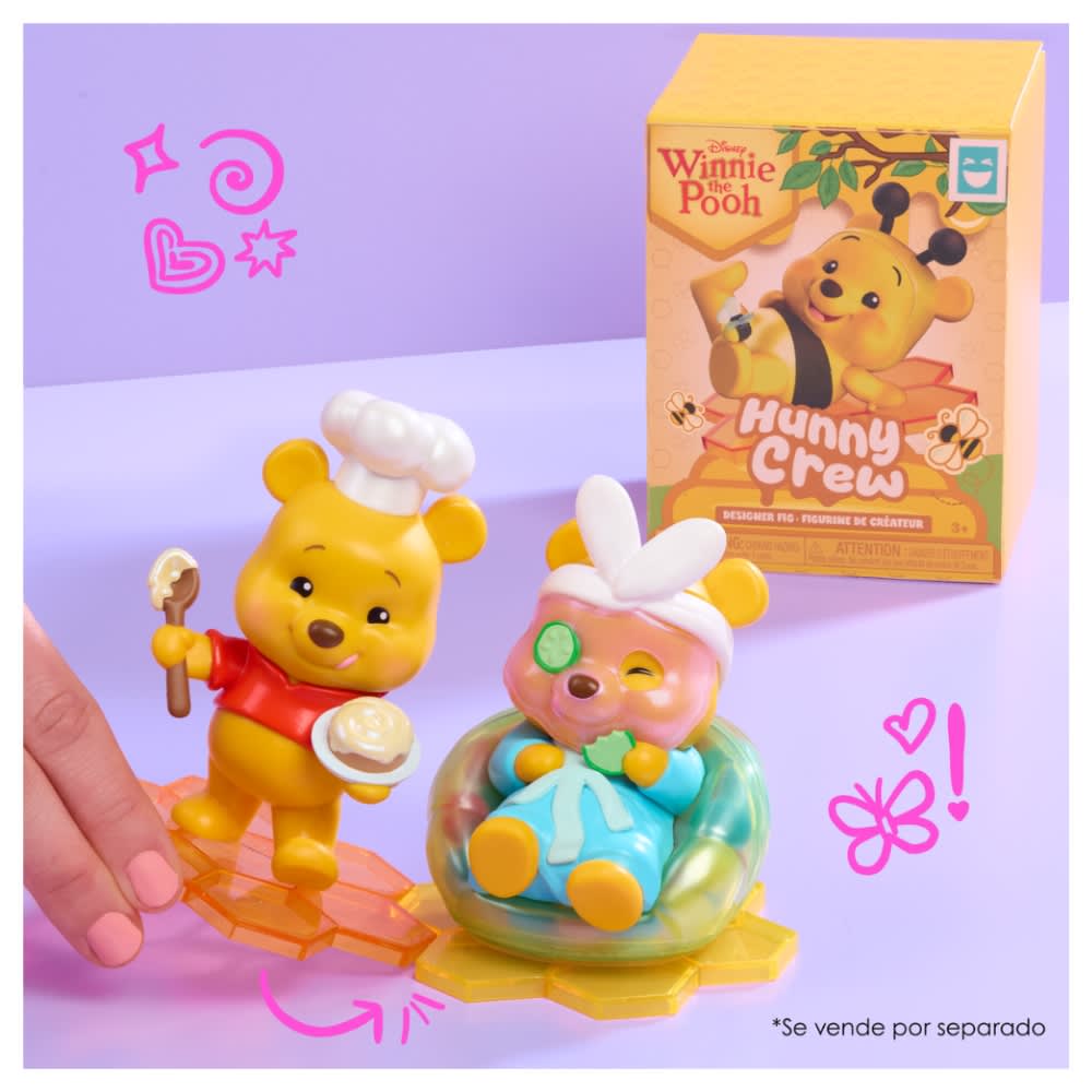Figura Sorpresa Coleccionable Winnie The Pooh Hunny Crew Disney Serie Happy Haul4