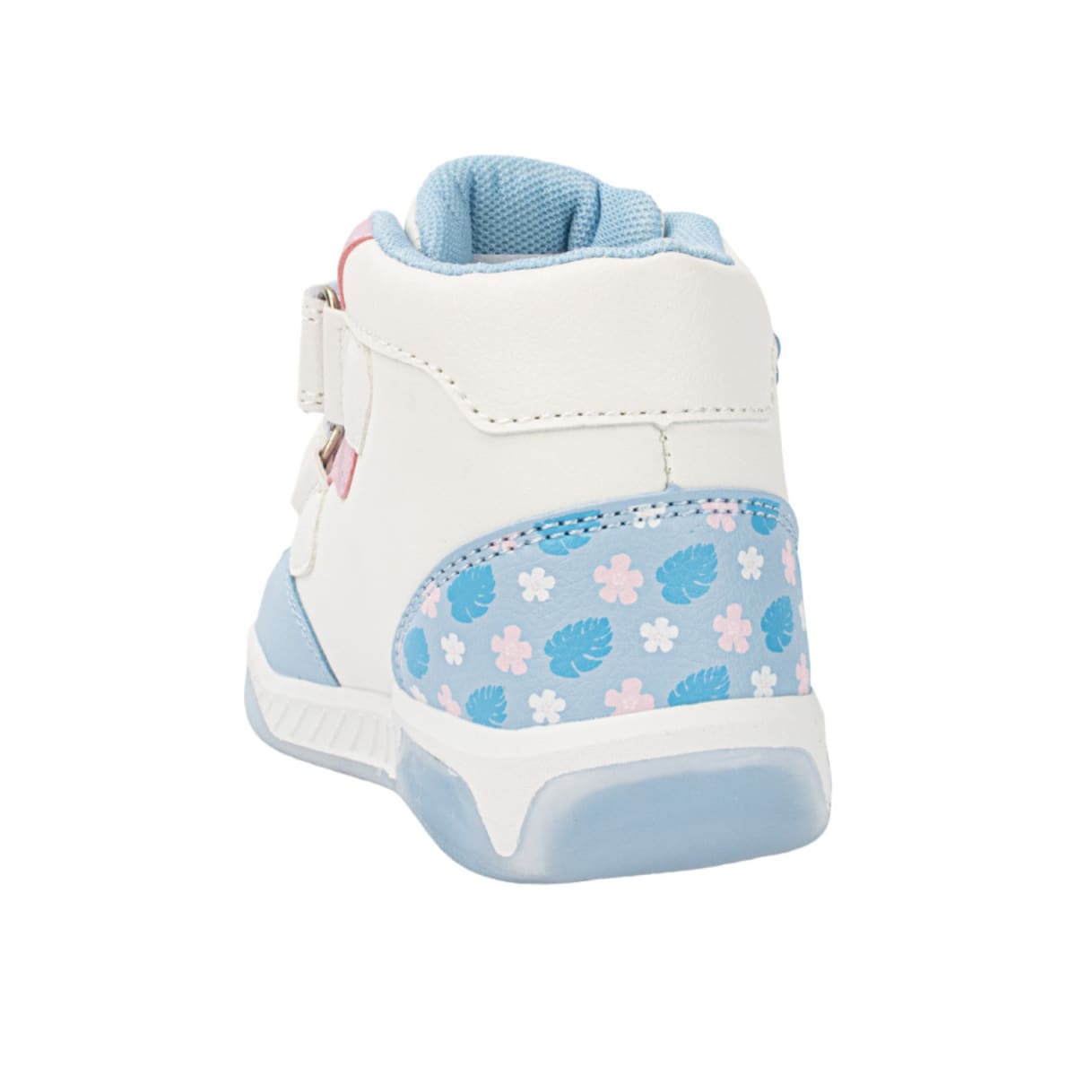 Zapatillas Botin Niña Casual Stitch Pastel Con Luces4