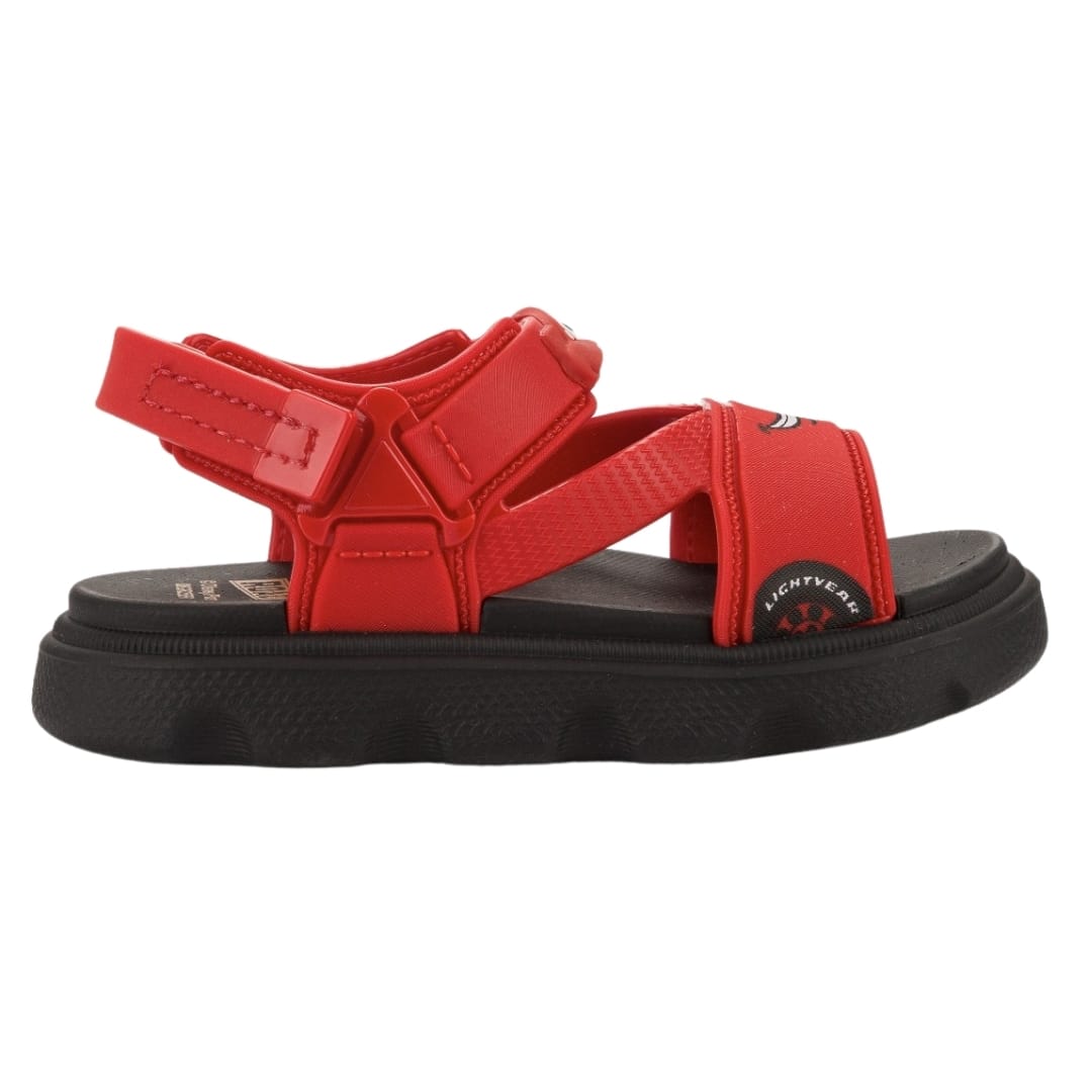 Sandalias Bebe Playeras Rayo McQueen Cars Rojo3