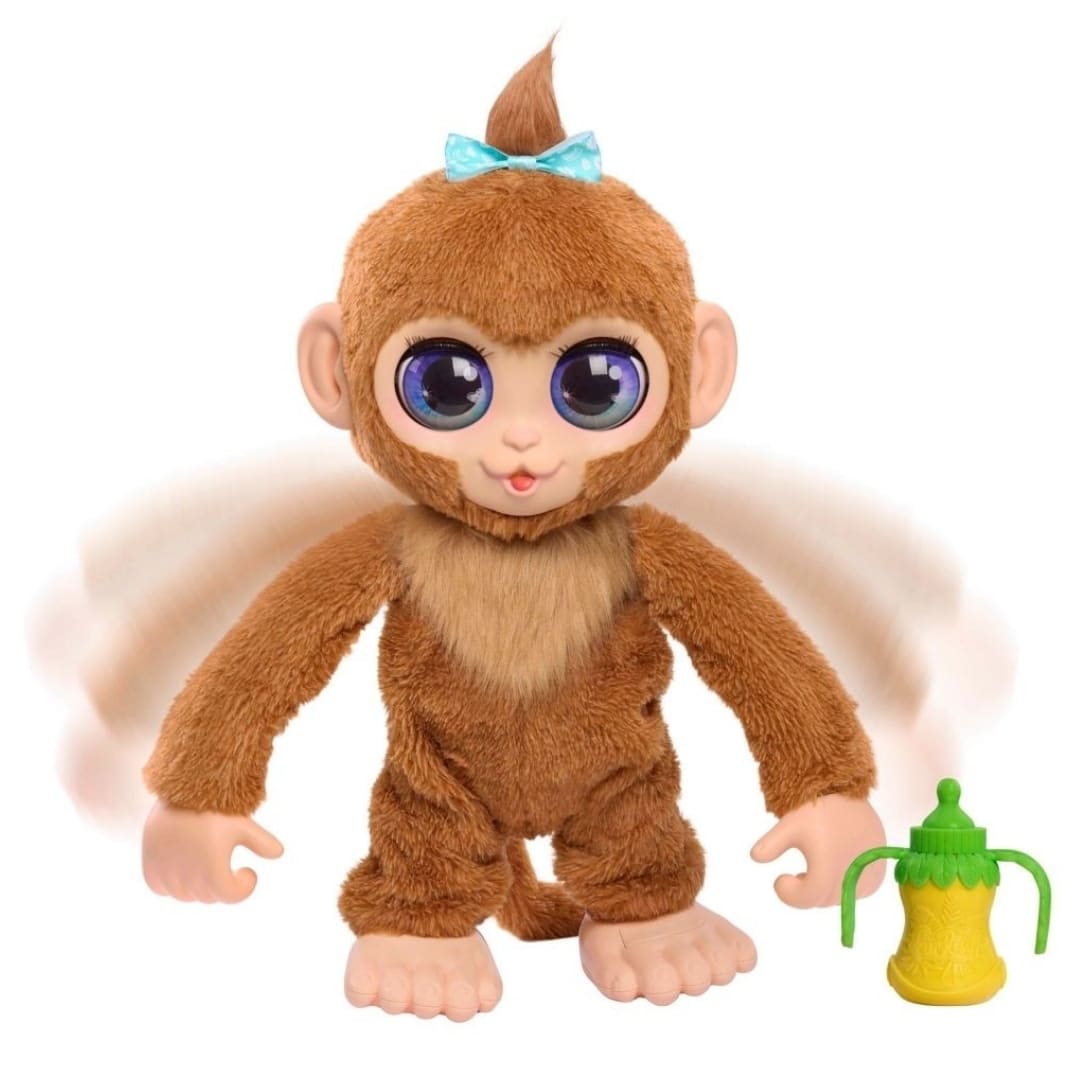 Peluche Interactivo Juguete Furreal Peanut Monita con sonidos y movimiento 43 cm2