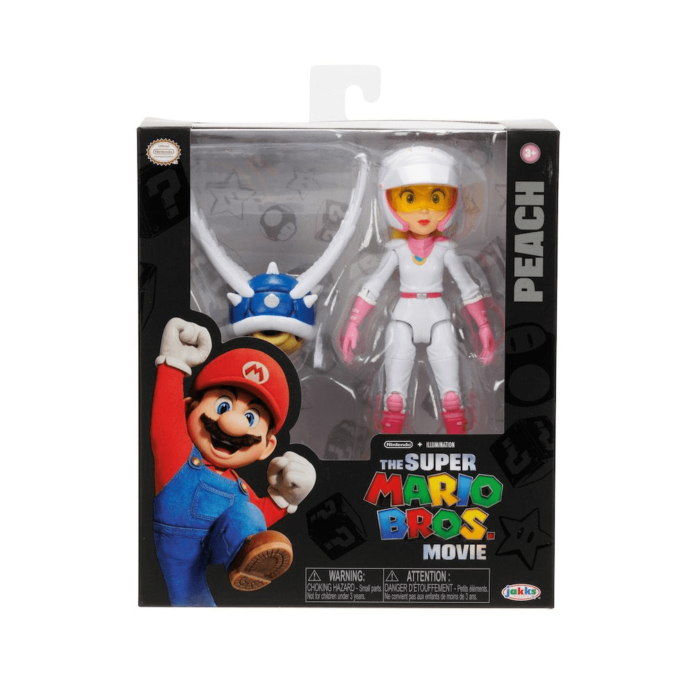 Figura Articulada Princesa Peach Super Mario Bros Nintendo 12 cm 0