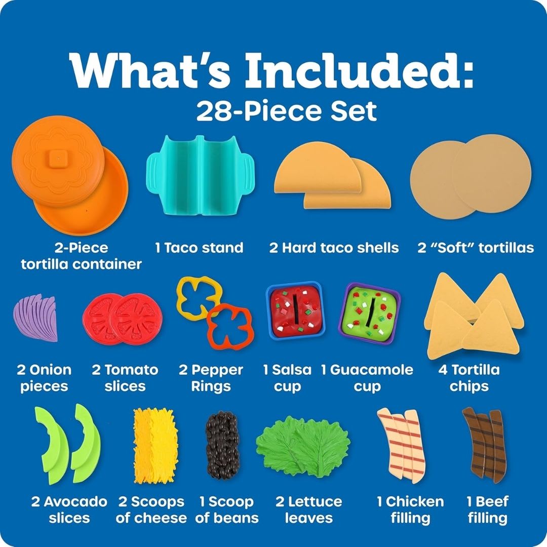 Set Didactico Motricidad Fina Noche de Tacos Learning Resources2