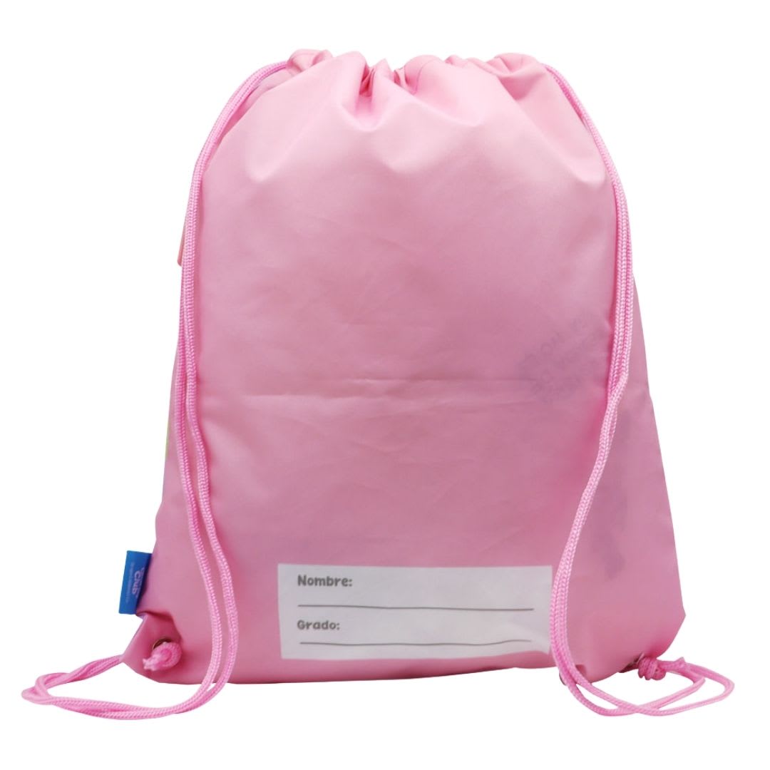 Bolsa de Aseo Escolar Bluey Rosado 42x34 cm3