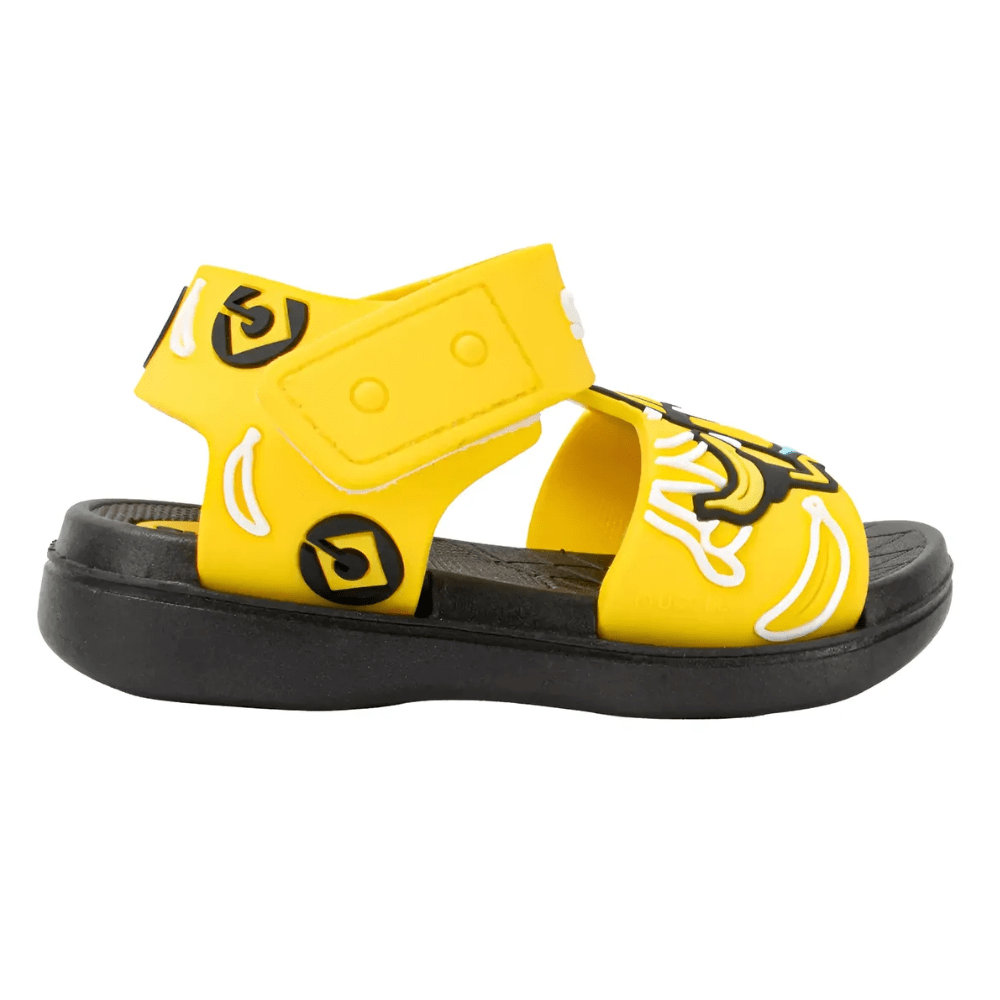 Sandalias Niño Playera Minions Negro2
