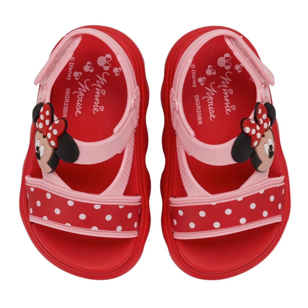 Sandalias Bebe Playeras Minnie Mouse Rosado2