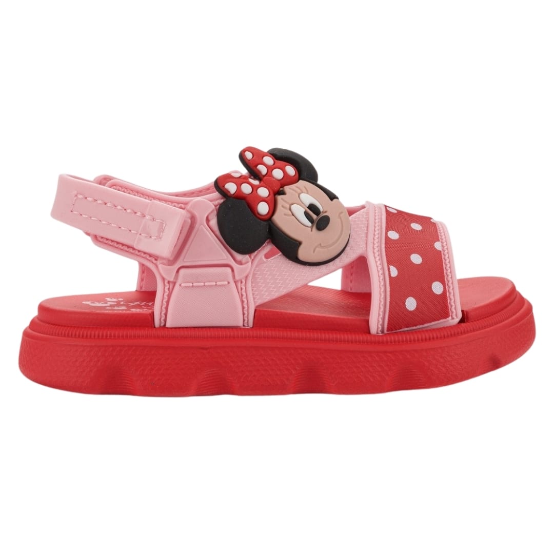 Sandalias Bebe Playeras Minnie Mouse Rosado3