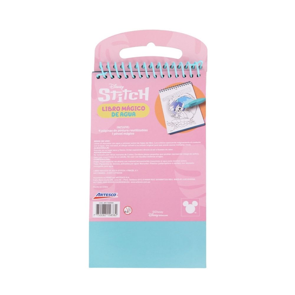 Libro Cuaderno Magico de Agua Artesco Stitch3