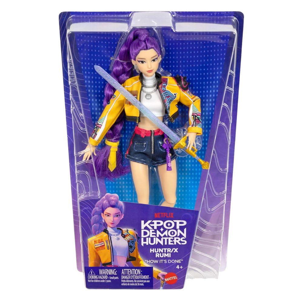 Muñeca Rumi Huntrix Guerreras Kpop Demon Hunters Mattel4