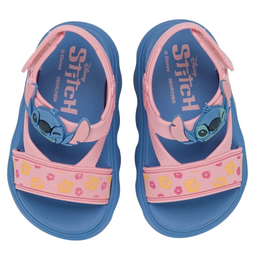 Sandalias Bebe Playeras Stitch Celeste2
