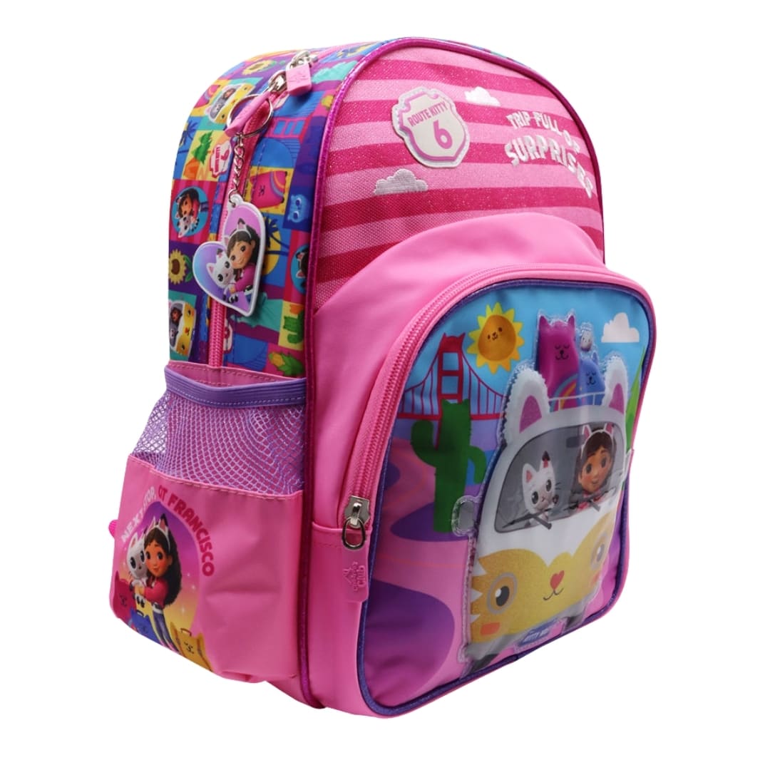 Pack Escolar Mochila Gabby Dollhouse La Pelicula Nido2