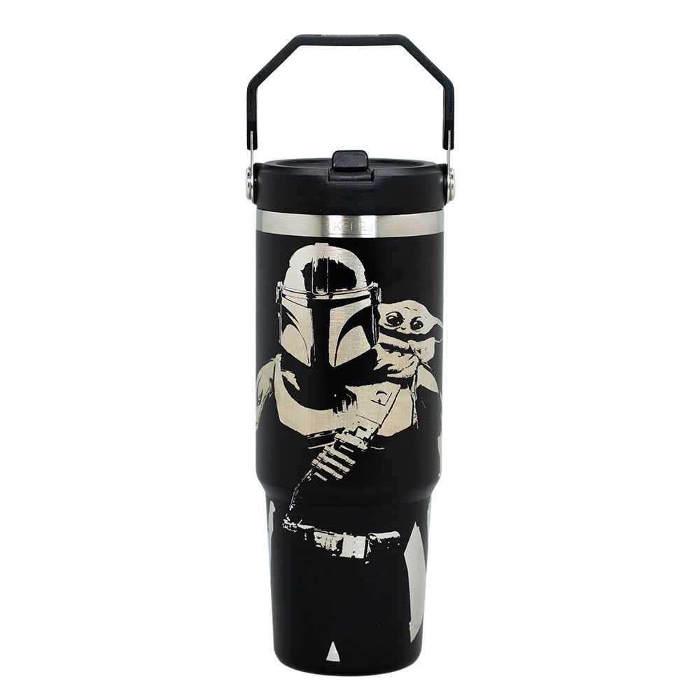 Botella Tomatodo Insulado Acero Termico Mandalorian y Grogu Star Wars Keep 850 ML 0