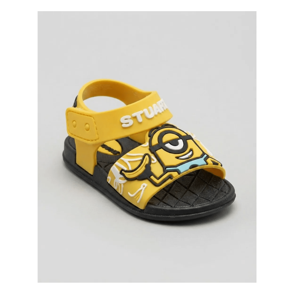 Sandalias Niño Playera Minions Negro3