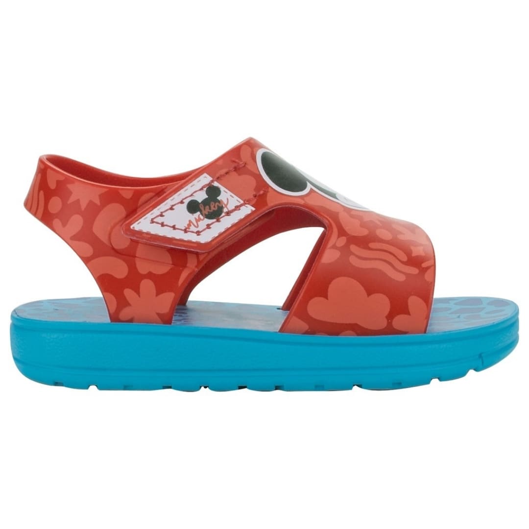 Sandalias Bebe Playeras Mickey Mouse Rojo3