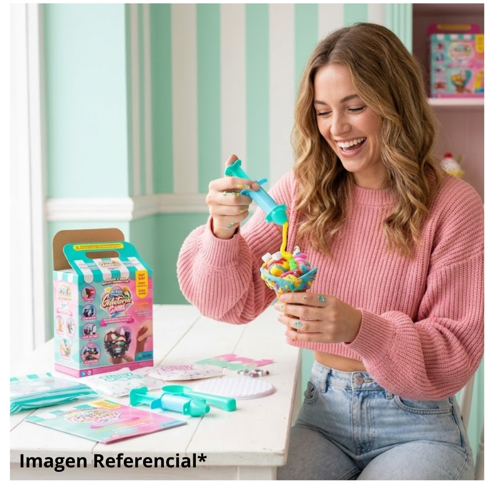 Kit de Helado Slime Gelateria Helado en Cono Sabor sorpresa5