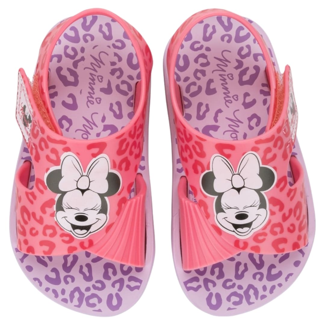 Sandalias Bebe Playeras Minnie Mouse Lila2