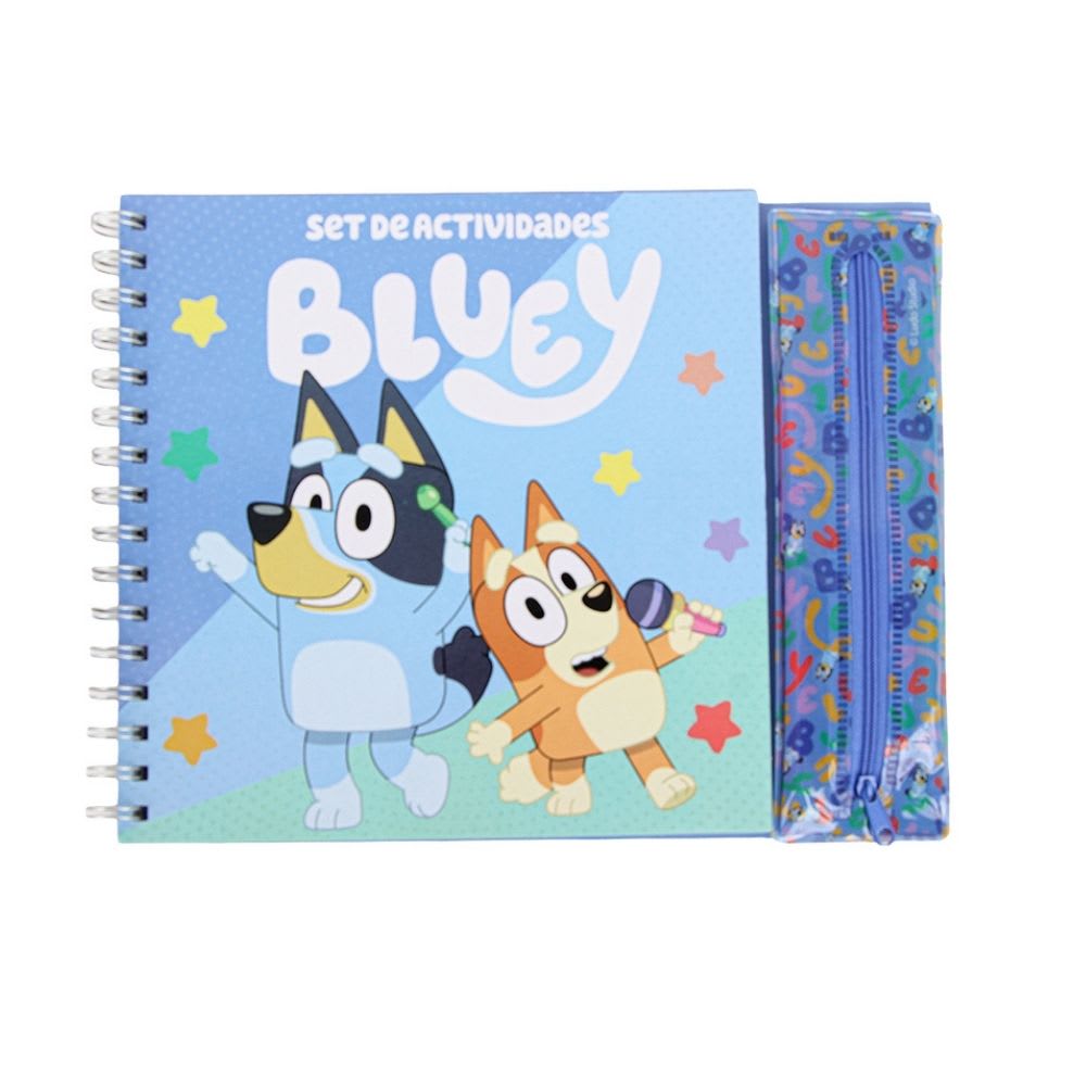 Cuaderno Set para Colorear Anillado Artesco Bluey 0