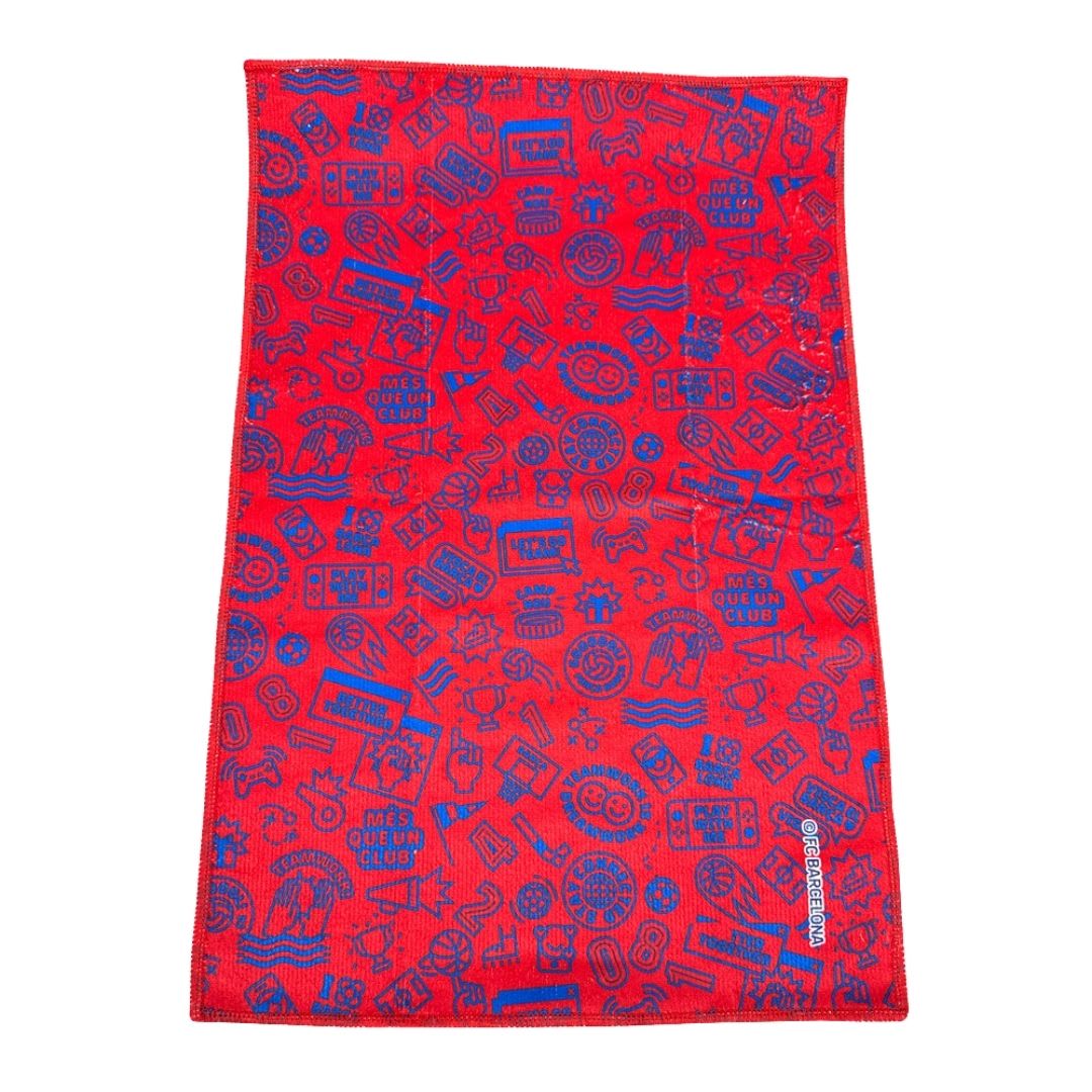 Set de Toallas Escolar x2 Barcelona 28x36cm2