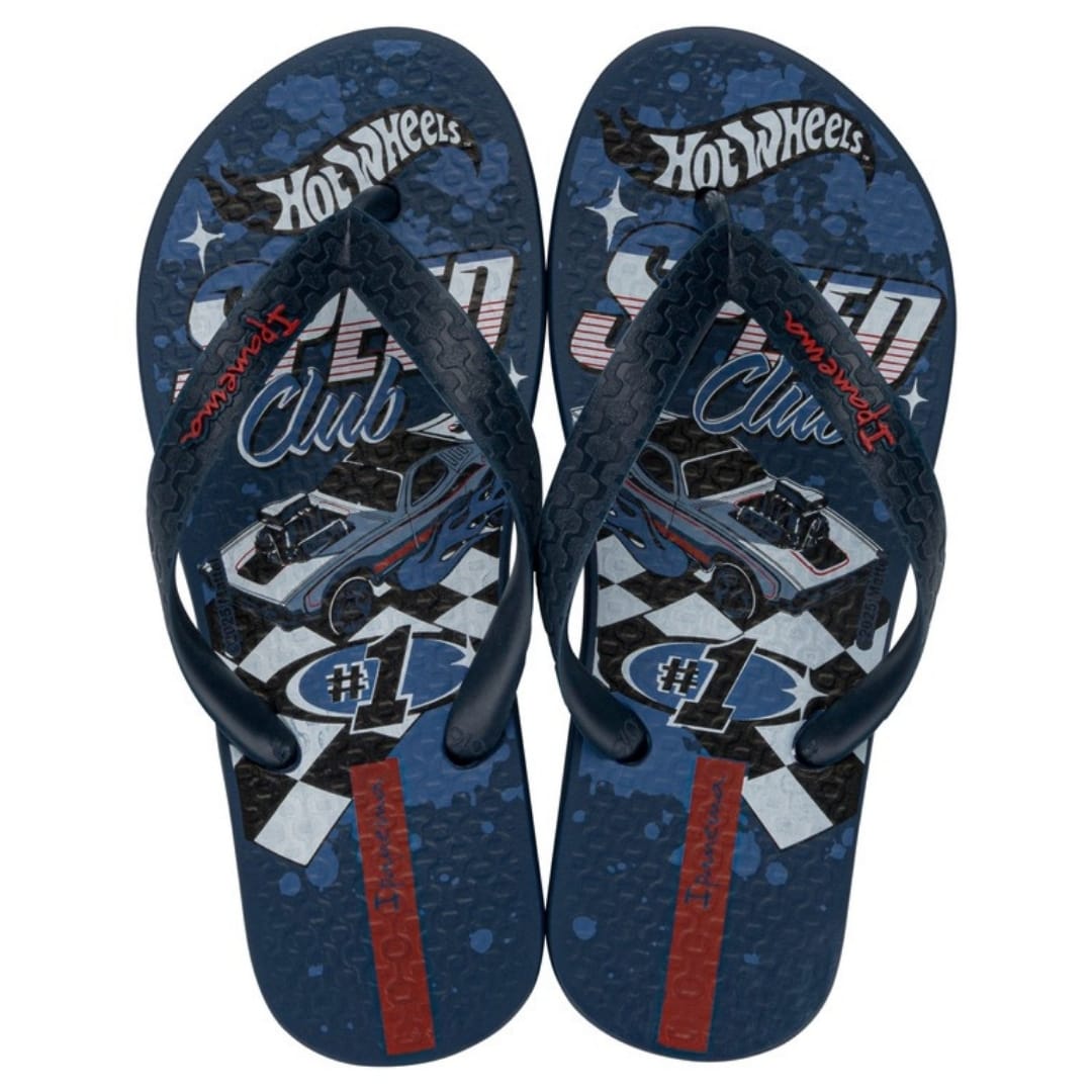 Sandalias Niño Playera Hot Wheels Ipanema Azul4