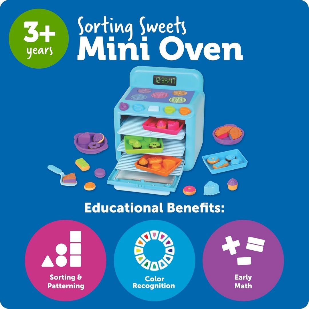 Set Didactico Seleccion Mini Horno Cocina Learning Resources3
