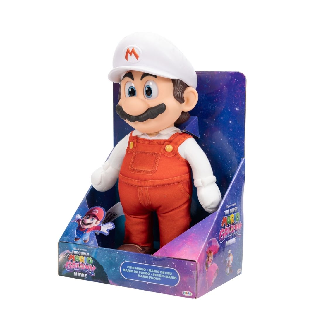 Peluche Super Mario Galaxy Mario Bros 37 cm Nintendo3