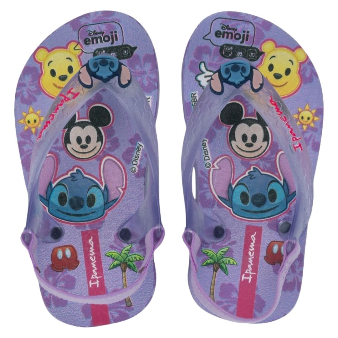 Sandalias Bebe Disney Ipanema Lila2