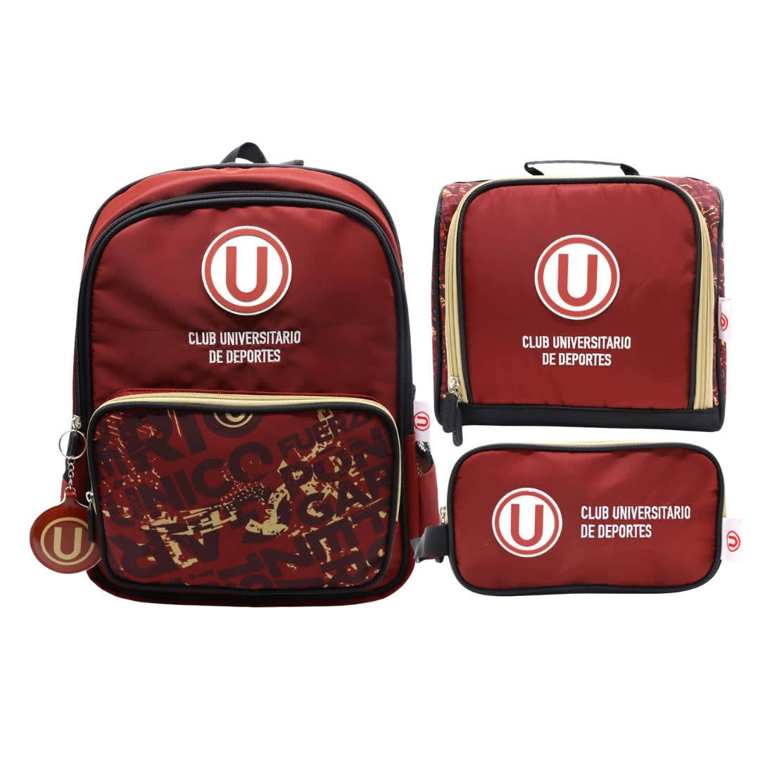 Pack Escolar Mochila Universitario De Deportes Futbol Oficio 0