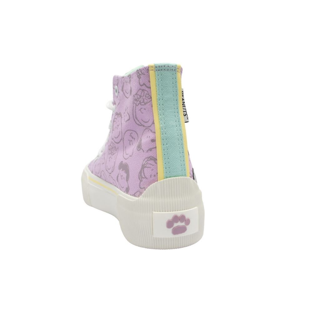 Zapatillas Mujer Urbanas Botin Snoopy Lila4