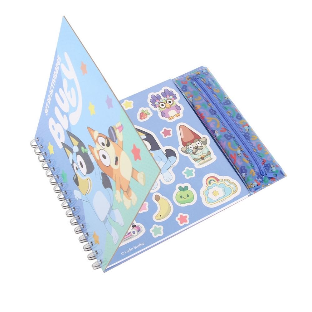 Cuaderno Set para Colorear Anillado Artesco Bluey2