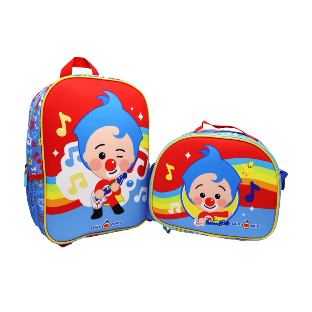 Pack Escolar Mochila y lonchera Plim Plim Nido 0