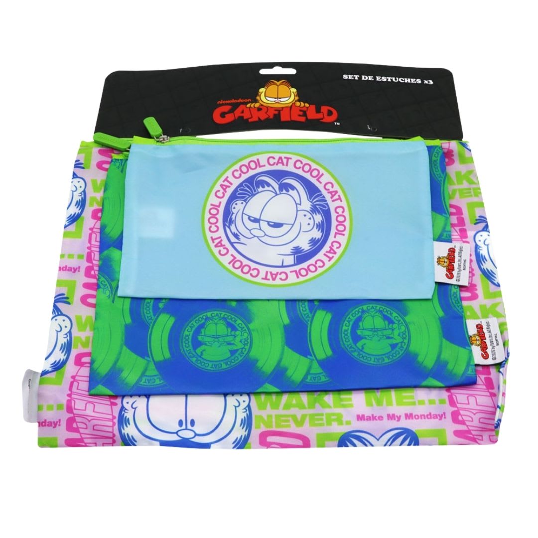 Set de Estuches x3 Garfield2
