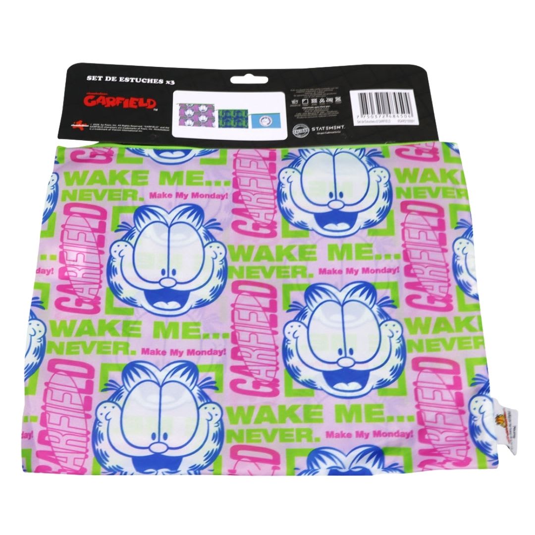 Set de Estuches x3 Garfield3