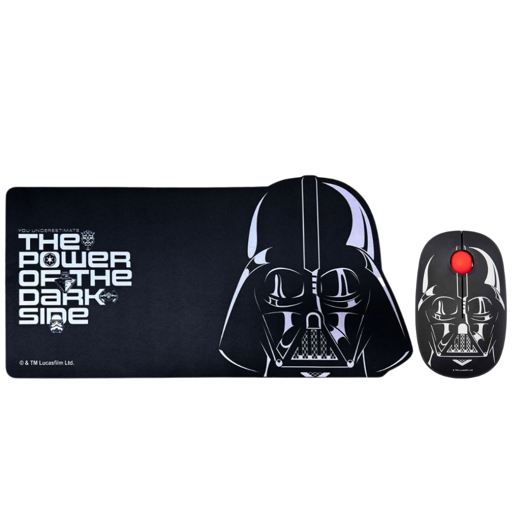 Mouse Inalambrico + Desk Pad Star Wars Darth Vader 0