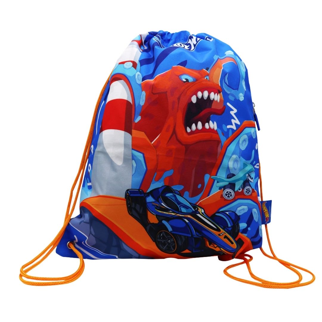 Bolsa de Aseo Escolar Hot Wheels 42x34 cm 0