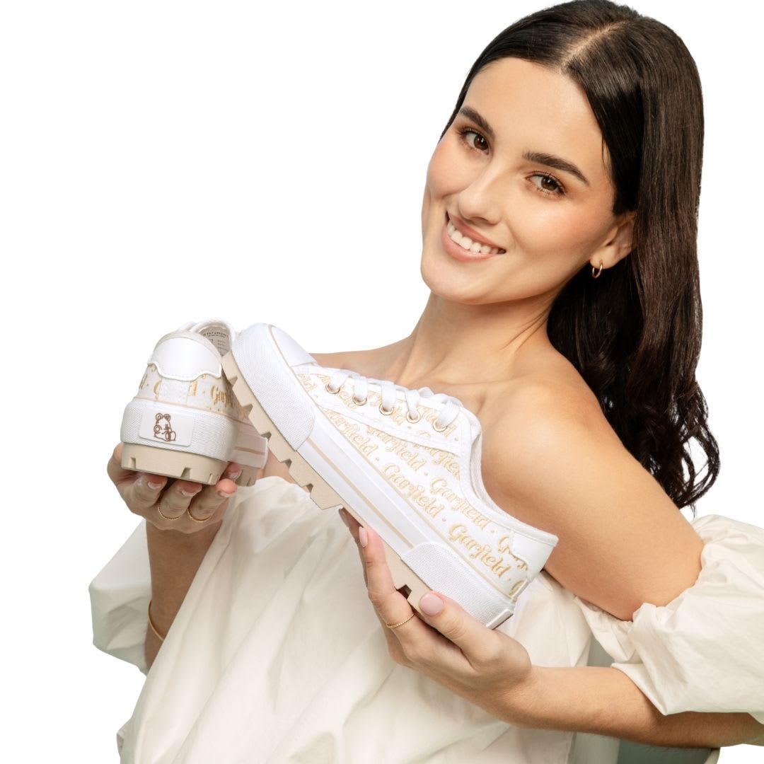 Zapatillas Urbanas Mujer Garfield Amarillo6