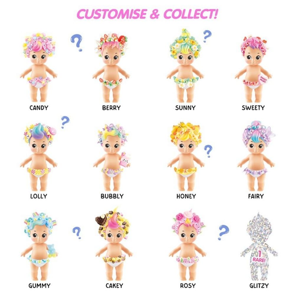 Llavero Charm Sorpresa Coleccionable Creamy Decora Tu Propio Bebe3