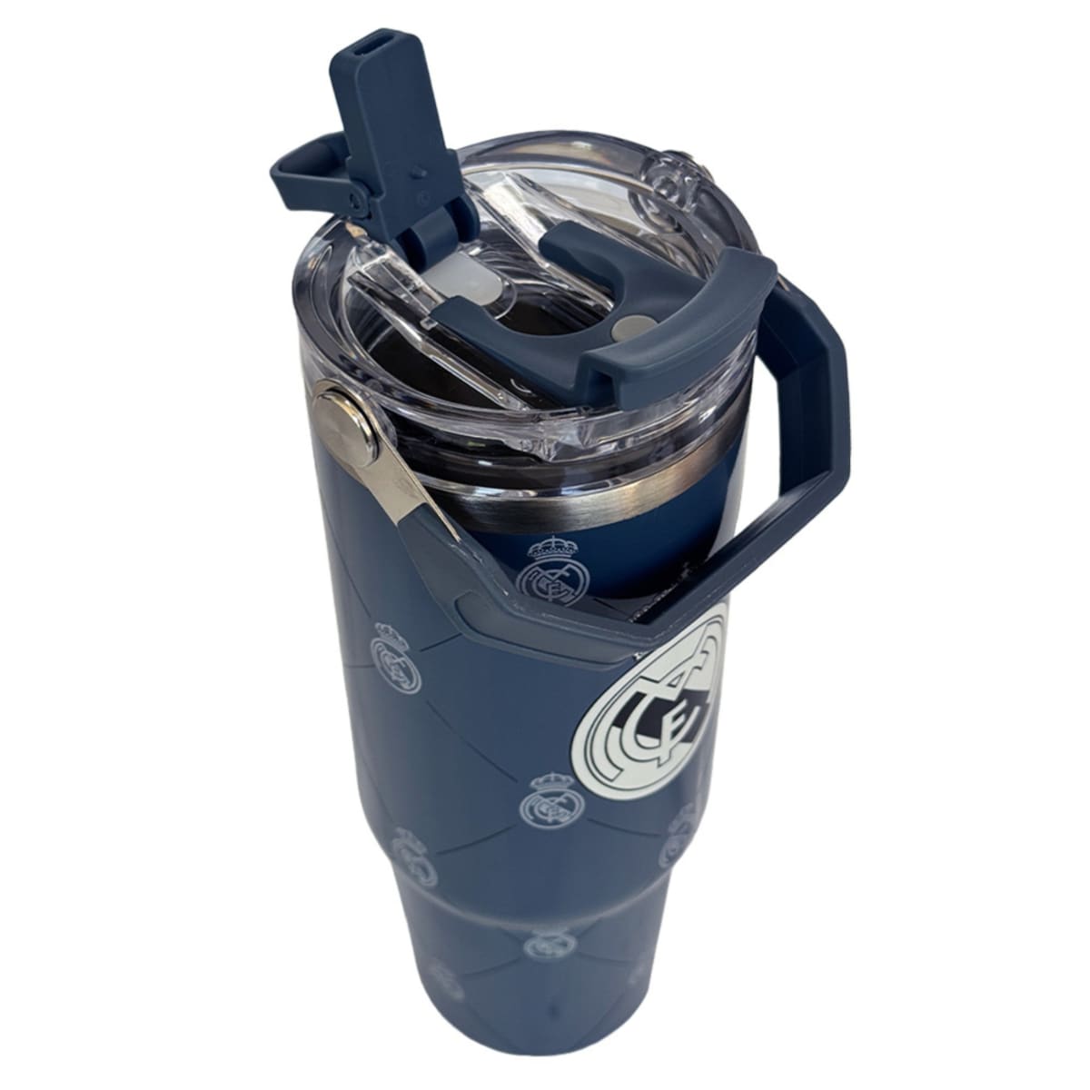 Mug Vaso Acero Termico Real Madrid Futbol Azul 900 ML2