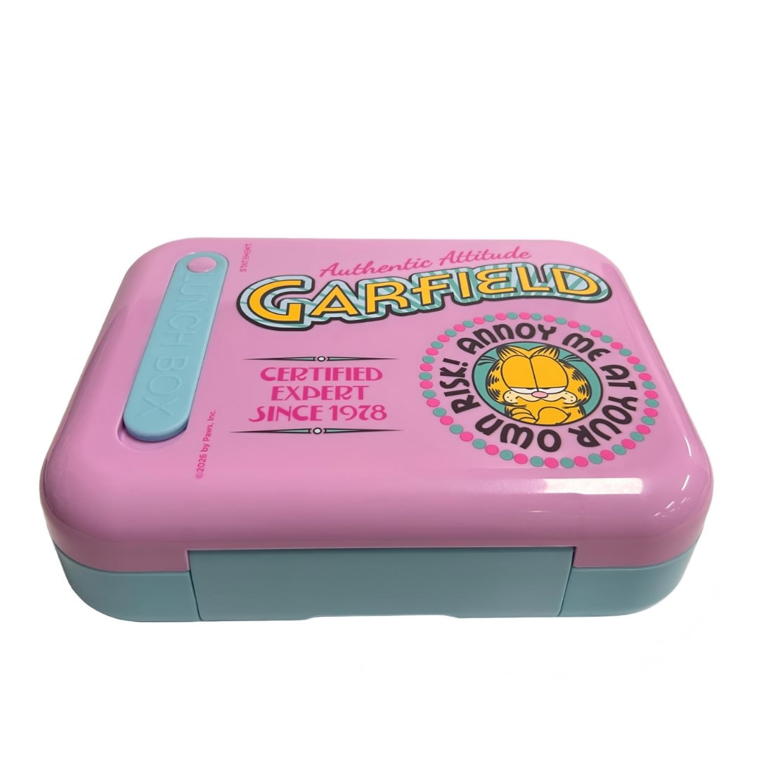 Taper Escolar Garfield Bento con cubiertos 870 ml2