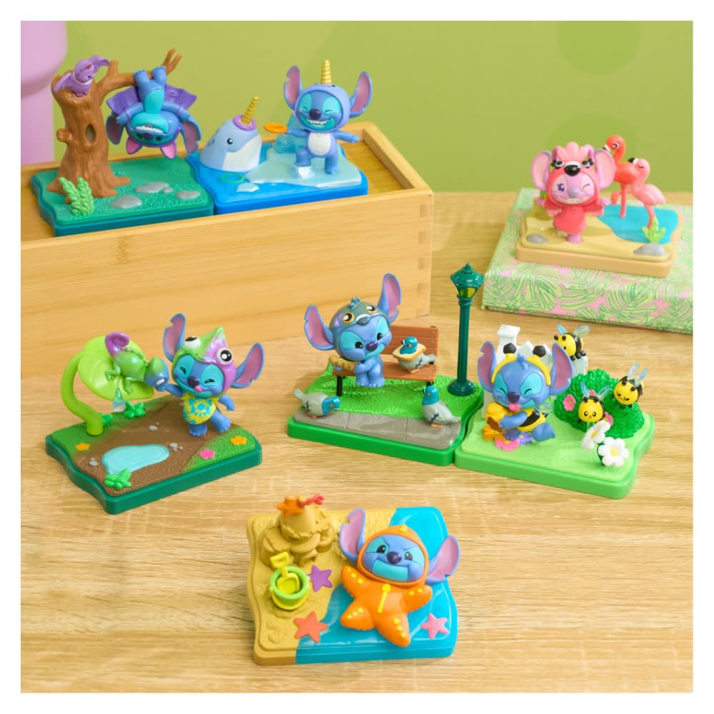 Figura Sorpresa Coleccionable Stitch Goes Wild Disney Serie Happy Haul4