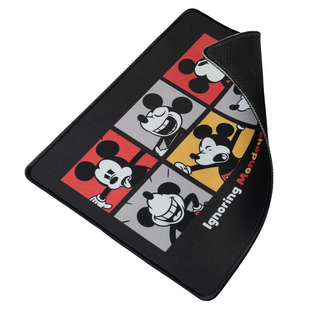 Mouse Pad Desk Mickey Mouse Disney Neopreno Antideslizante 24x20 CM Negro3