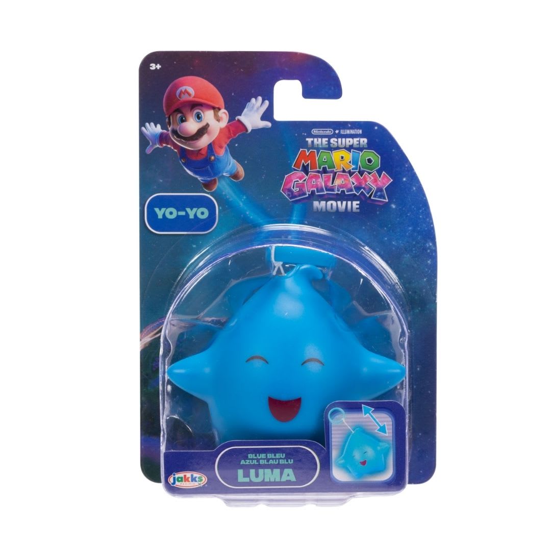 Yo Yo Que Brilla en la Oscuridad Super Mario Galaxy Azul Nintendo 0