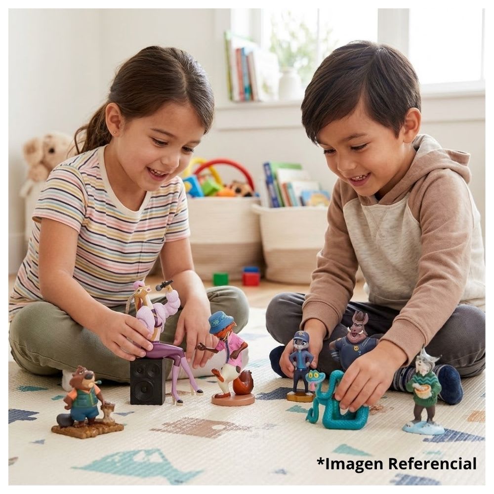 Playset Zootpopia 2 Disney Store 8 Figuras5