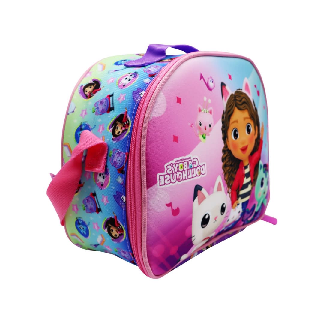 Pack Escolar Mochila y lonchera Gabby Dollhouse Nido4