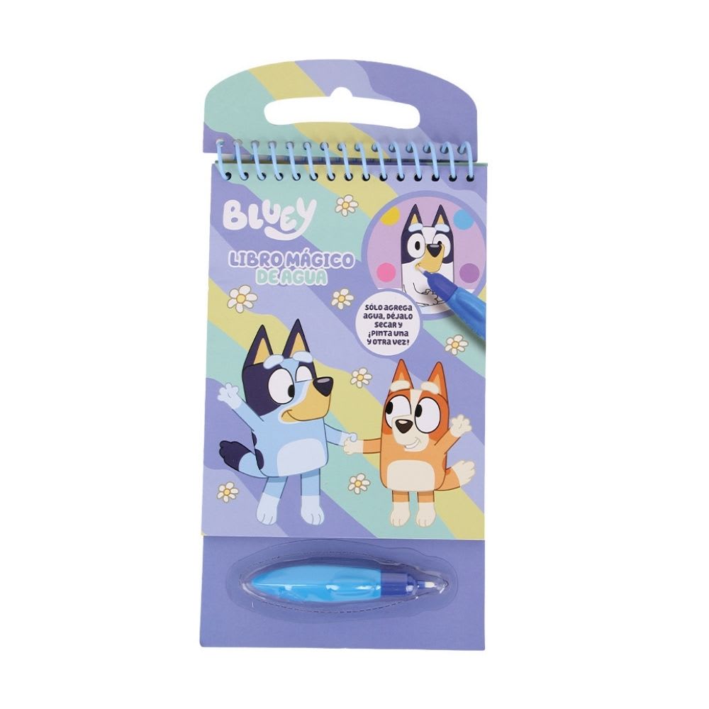 Libro Cuaderno Magico de Agua Artesco Bluey 0