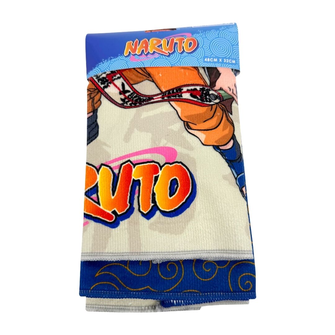 Set de Toallas Escolar x2 Naruto 28x36cm3