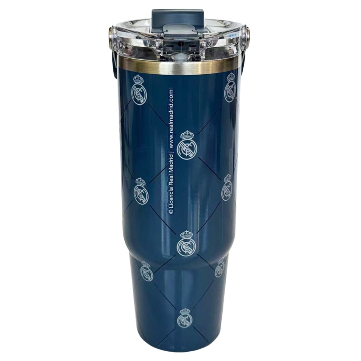 Mug Vaso Acero Termico Real Madrid Futbol Azul 900 ML3
