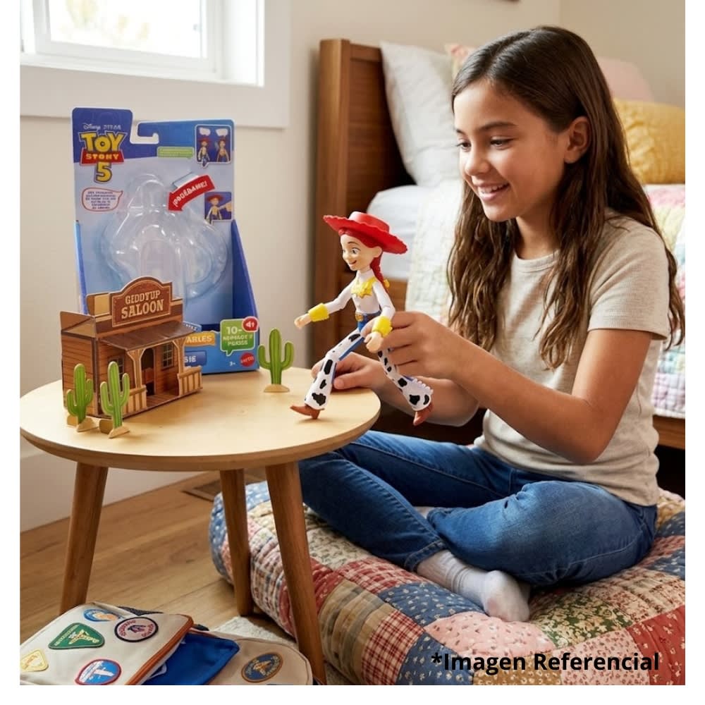 Juguete Jessie Toy Story 5 Articulable Mattel Frases y Sonidos5