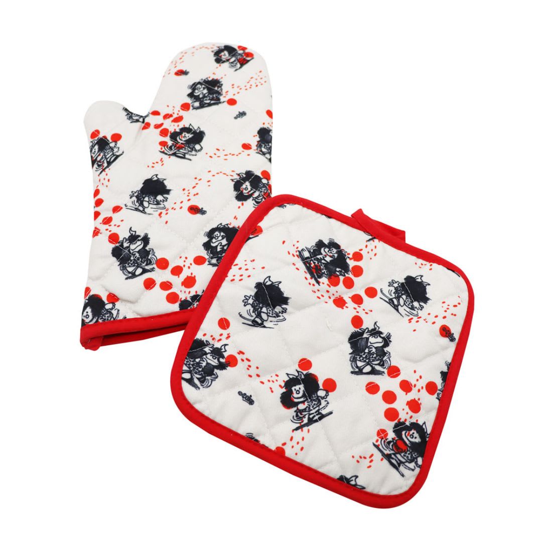 Set Guante Cocina + Agarrador Mafalda 0