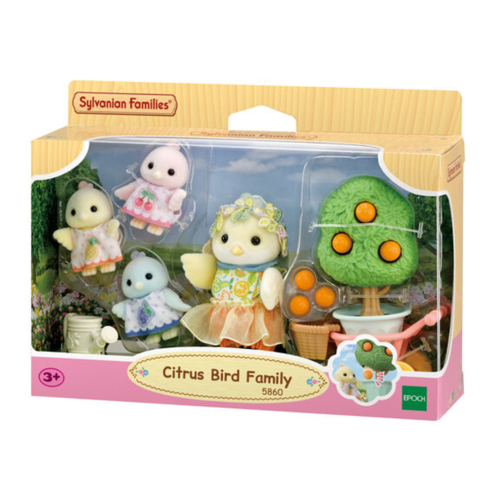 Juguete Sylvanian Ternurines Set Familia Pajaros2